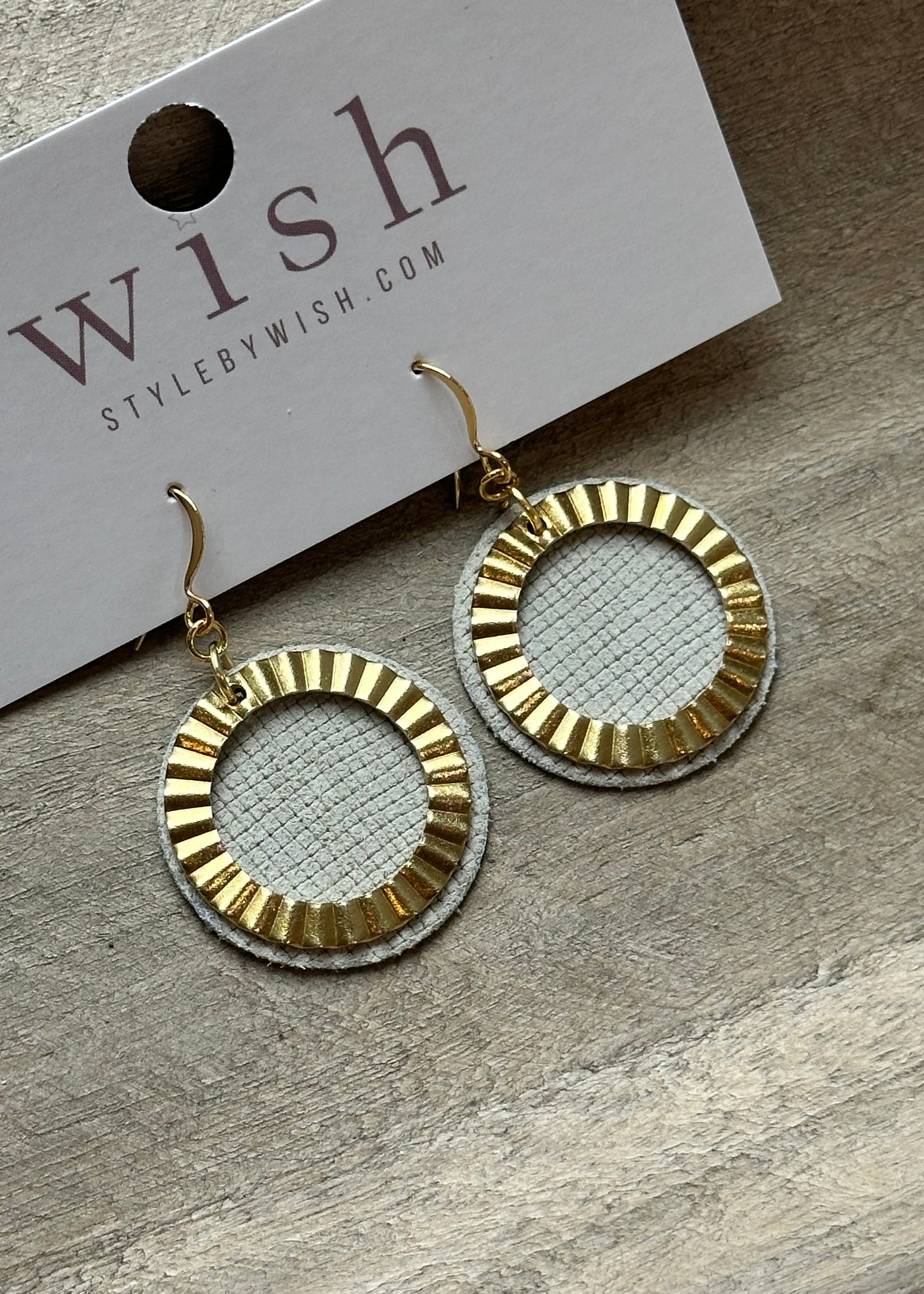 Solange Earrings Taupe