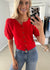 Andrea Cardigan Red