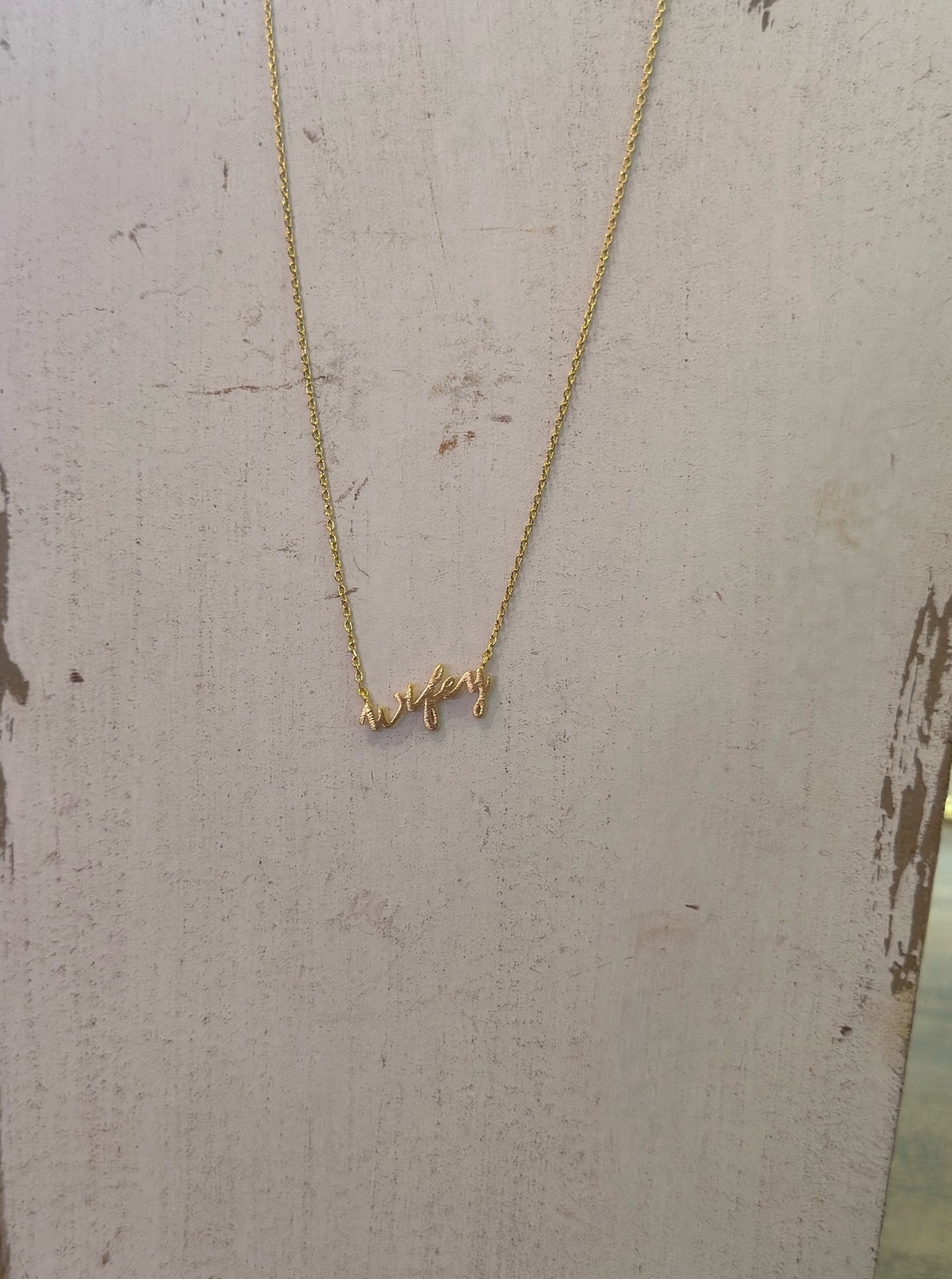 Wifey Necklace