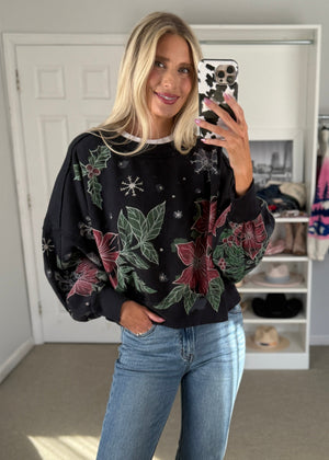Pointsettia Sweatshirt