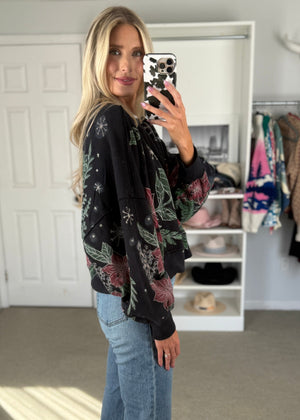Pointsettia Sweatshirt