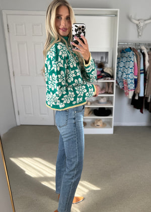The Wren Sweater Green