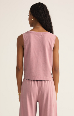 Kick Back Tank Rose