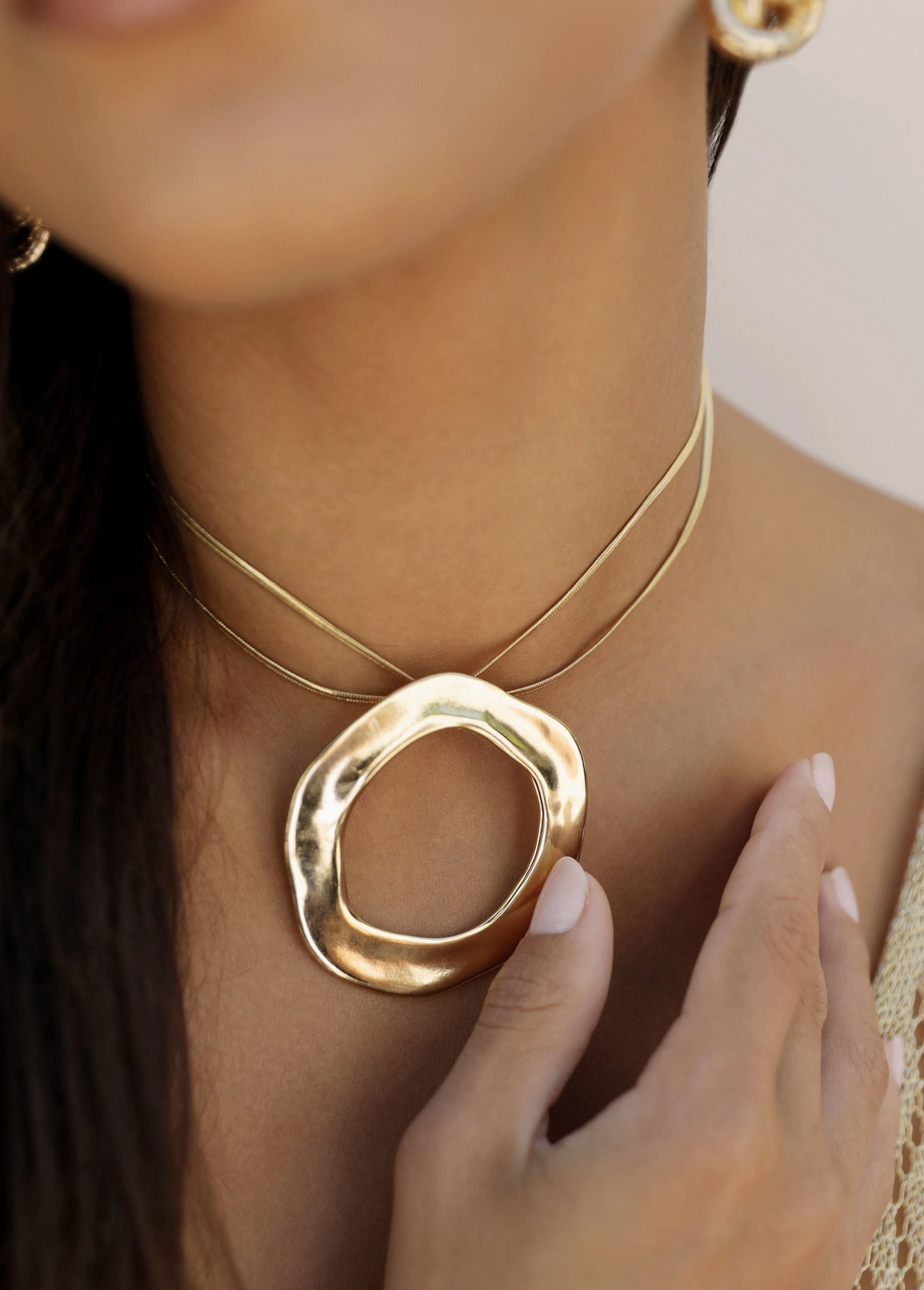 Open Circle Necklace