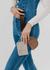Dual Pouch Wristlet Natural