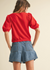 Andrea Cardigan Red