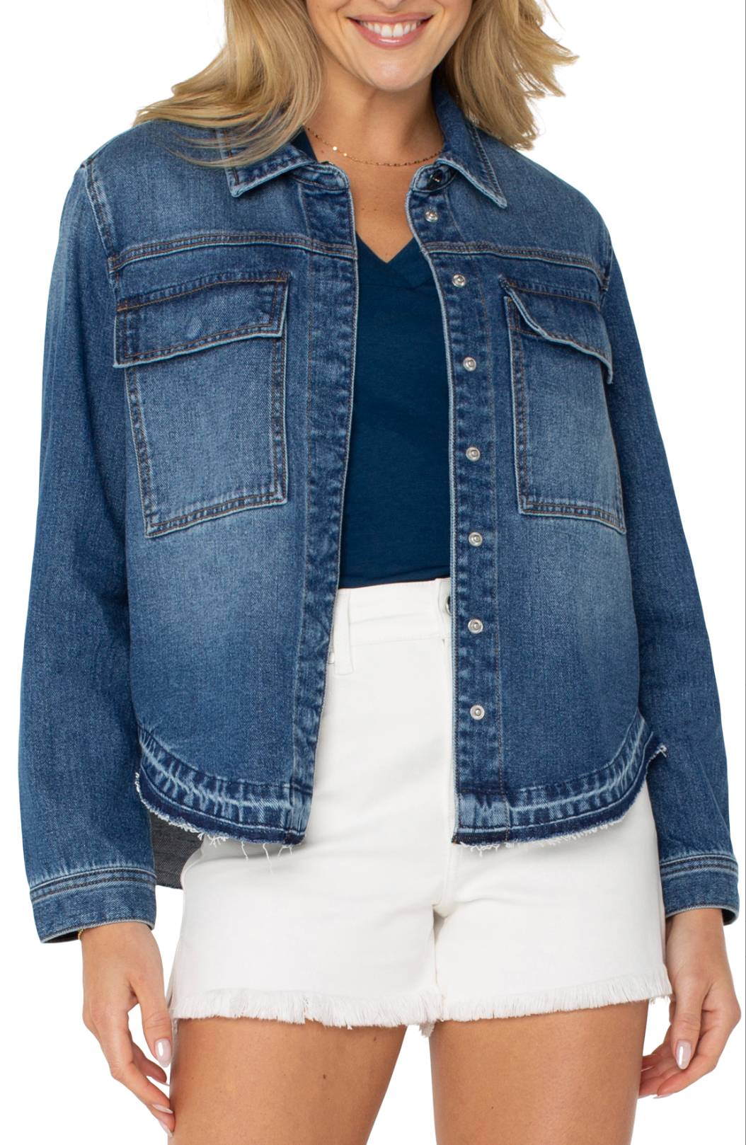 Split Back Shacket