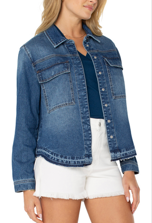 Split Back Shacket