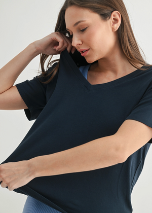 Barnett Tee Deep Navy