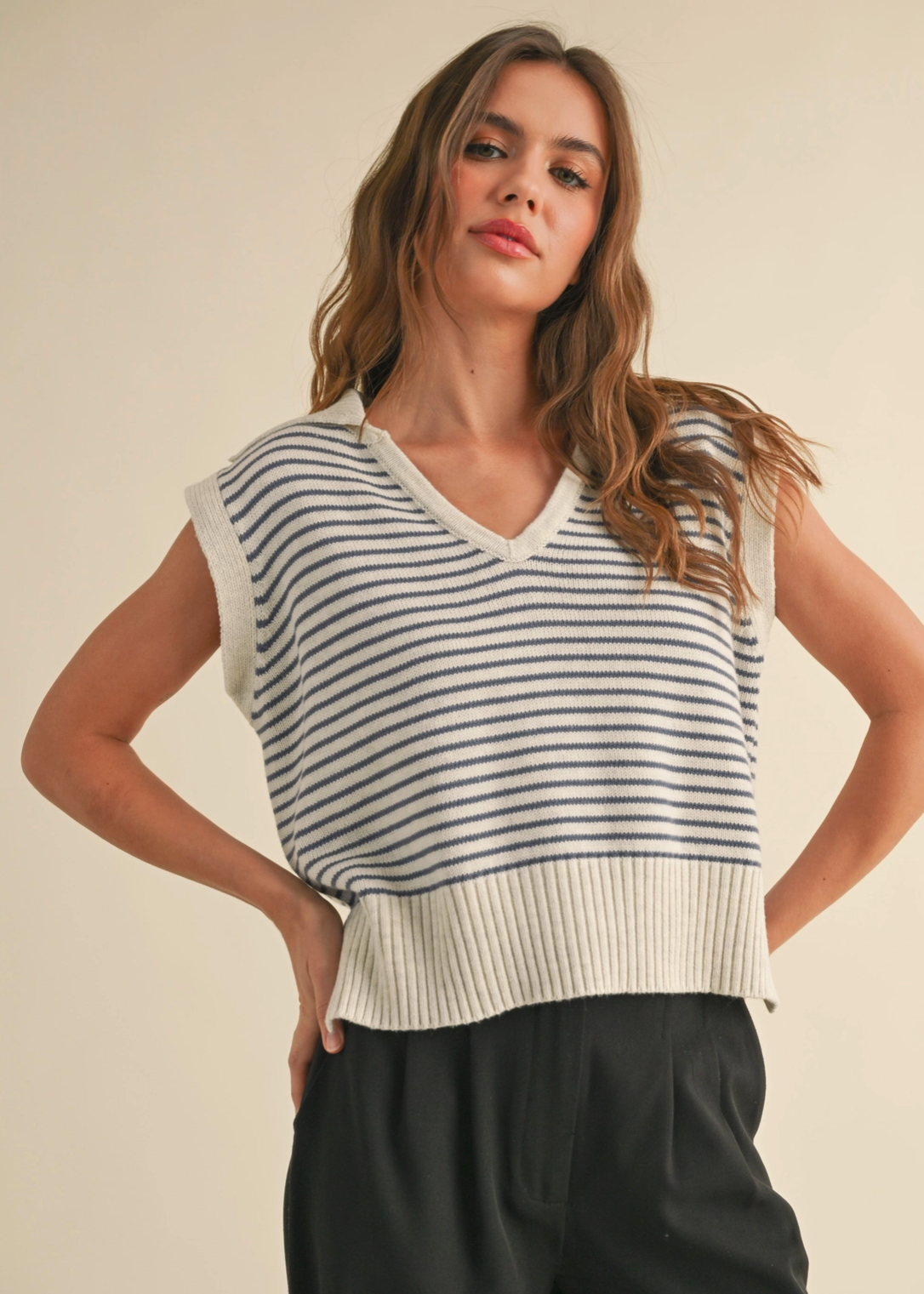 Venita Top blue