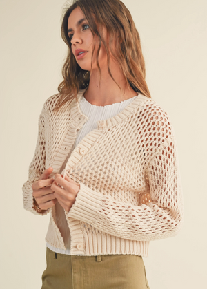 Adriana Cardigan Oatmeal