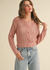 Adriana Cardigan Rose