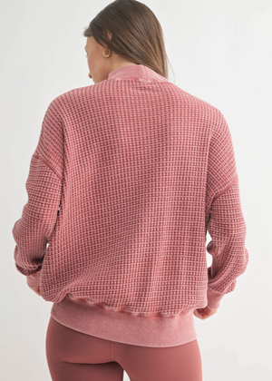 Charly Waffle Knit Nantucket Red