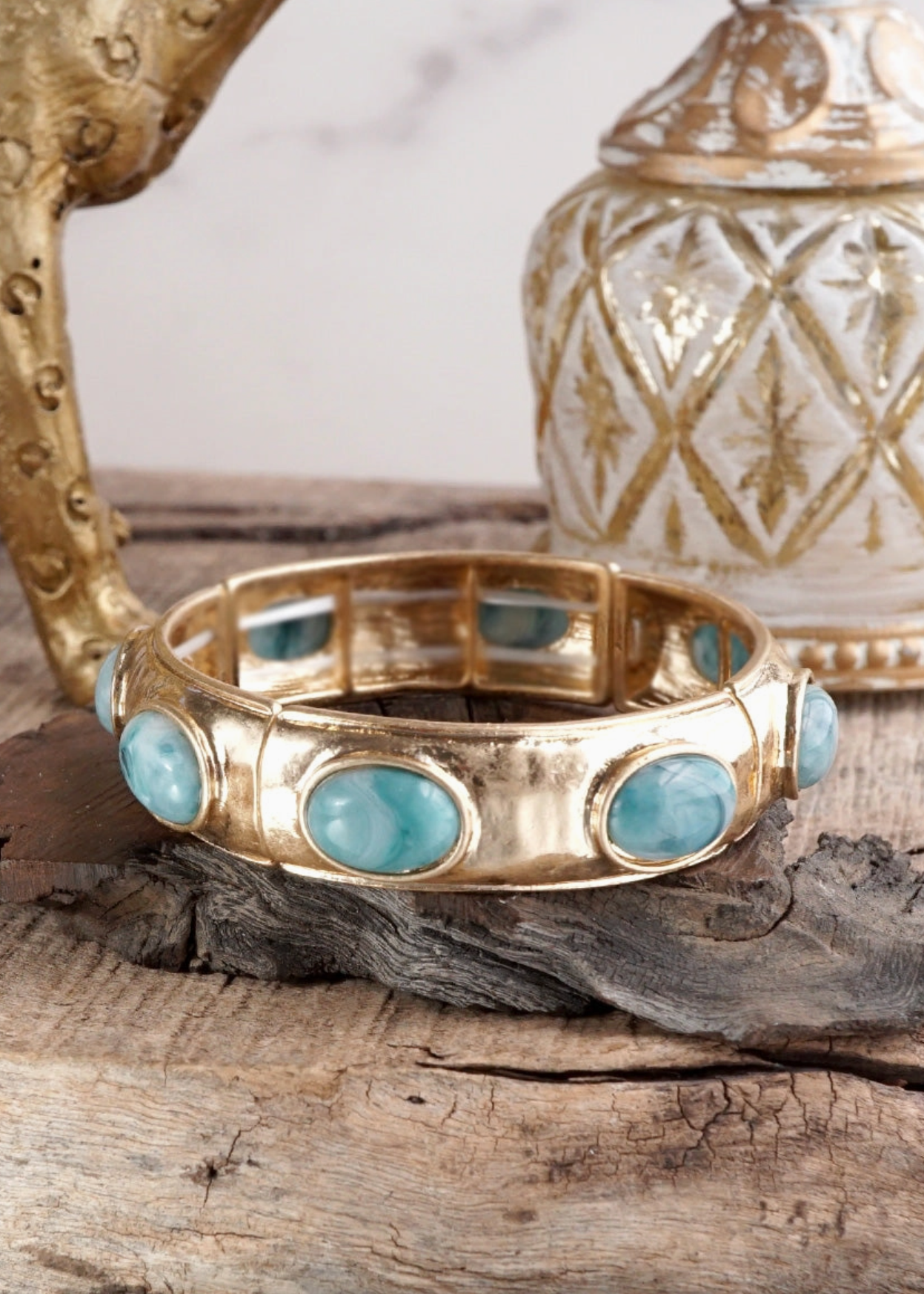 Crystal Bangle Teal