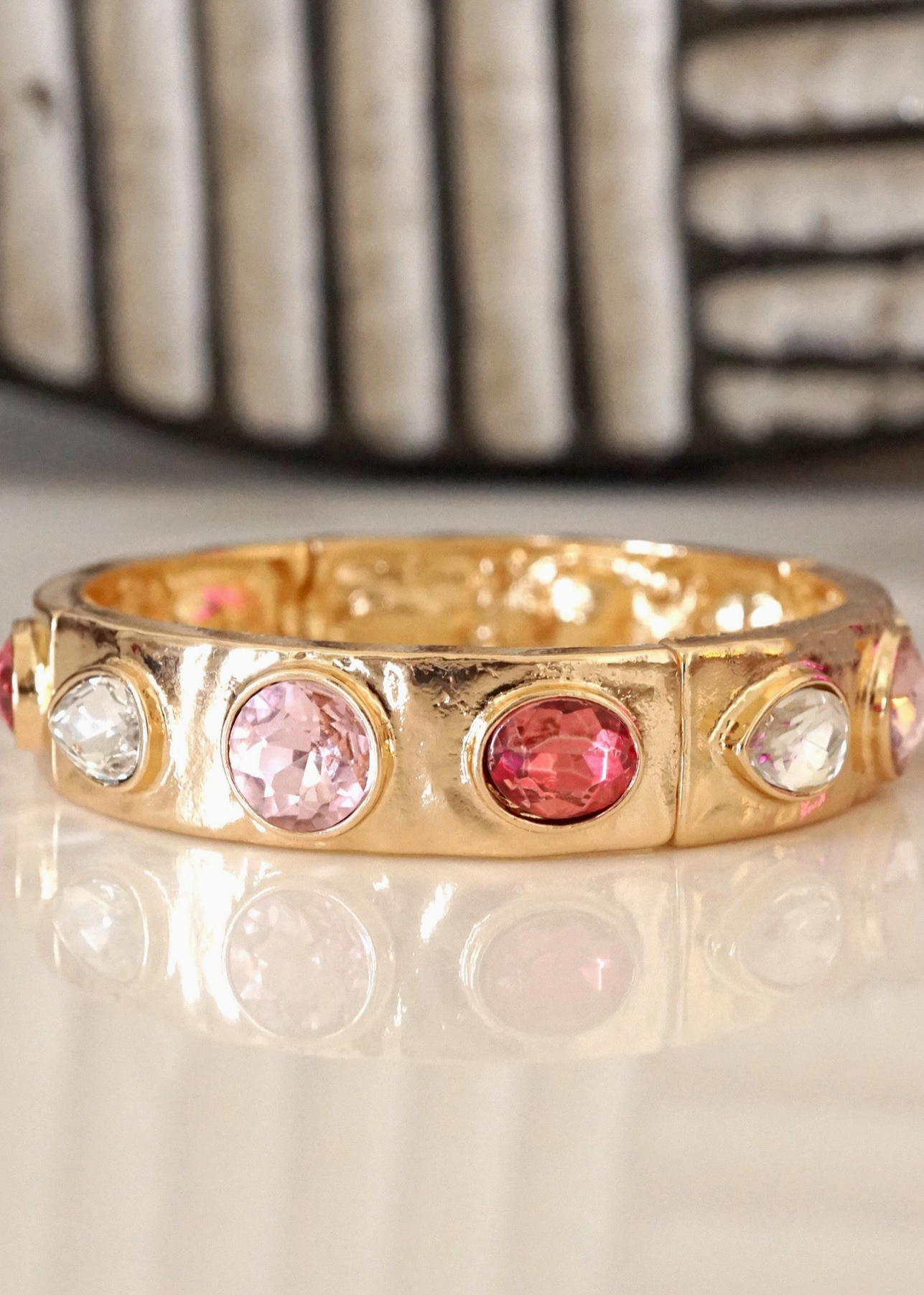 Crystal Bangle Pink