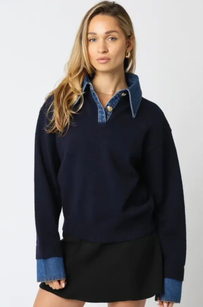 Casey sweater navy