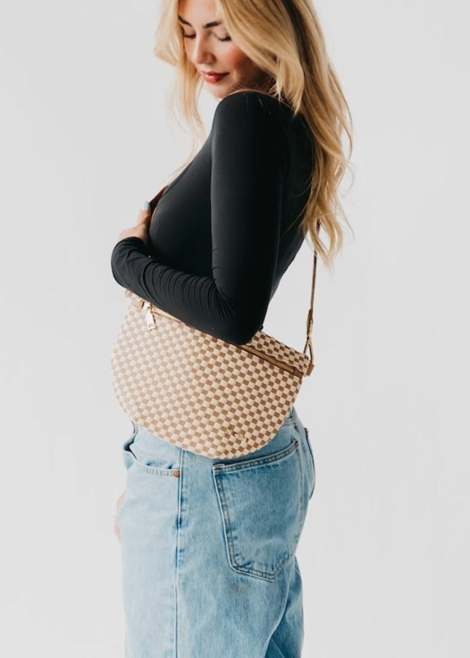 Westerly Crossbody Tan Check