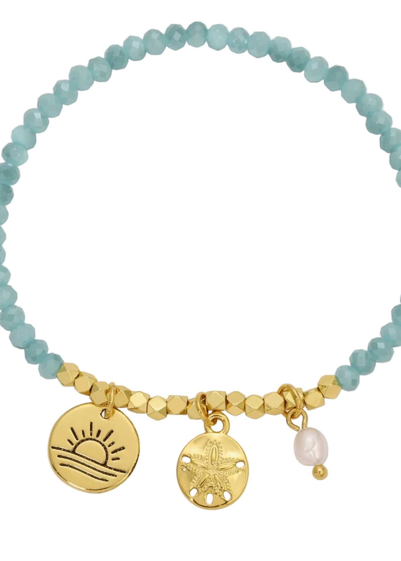 Sand Dollar Charm Bracelet