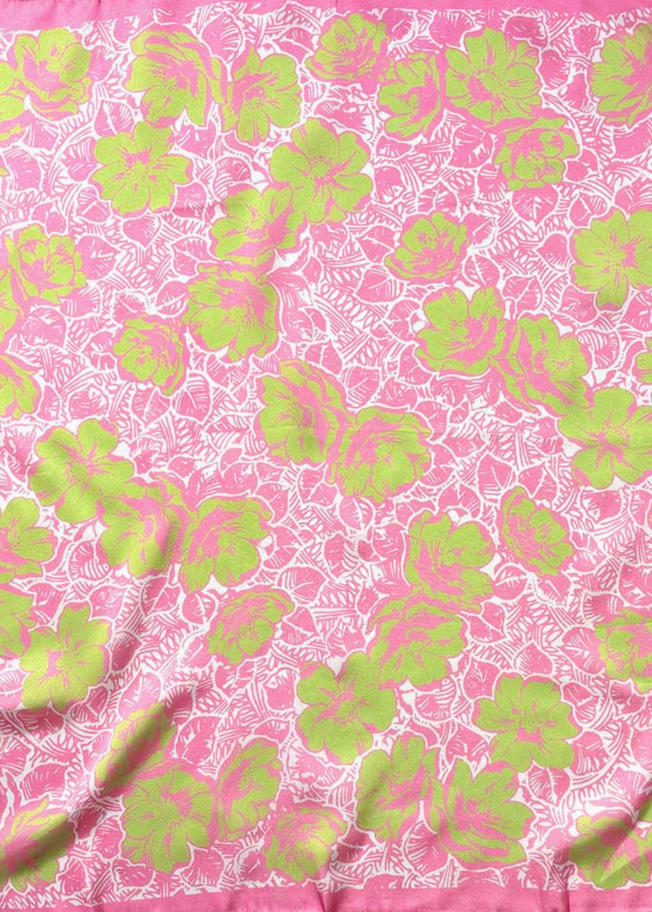 Lindy Scarf Pink green