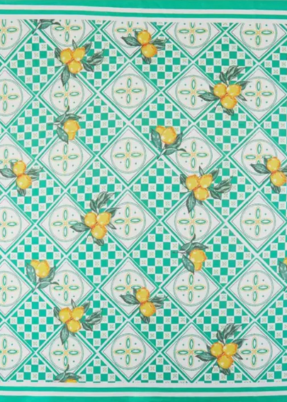 Lindy Scarf Green Fruit