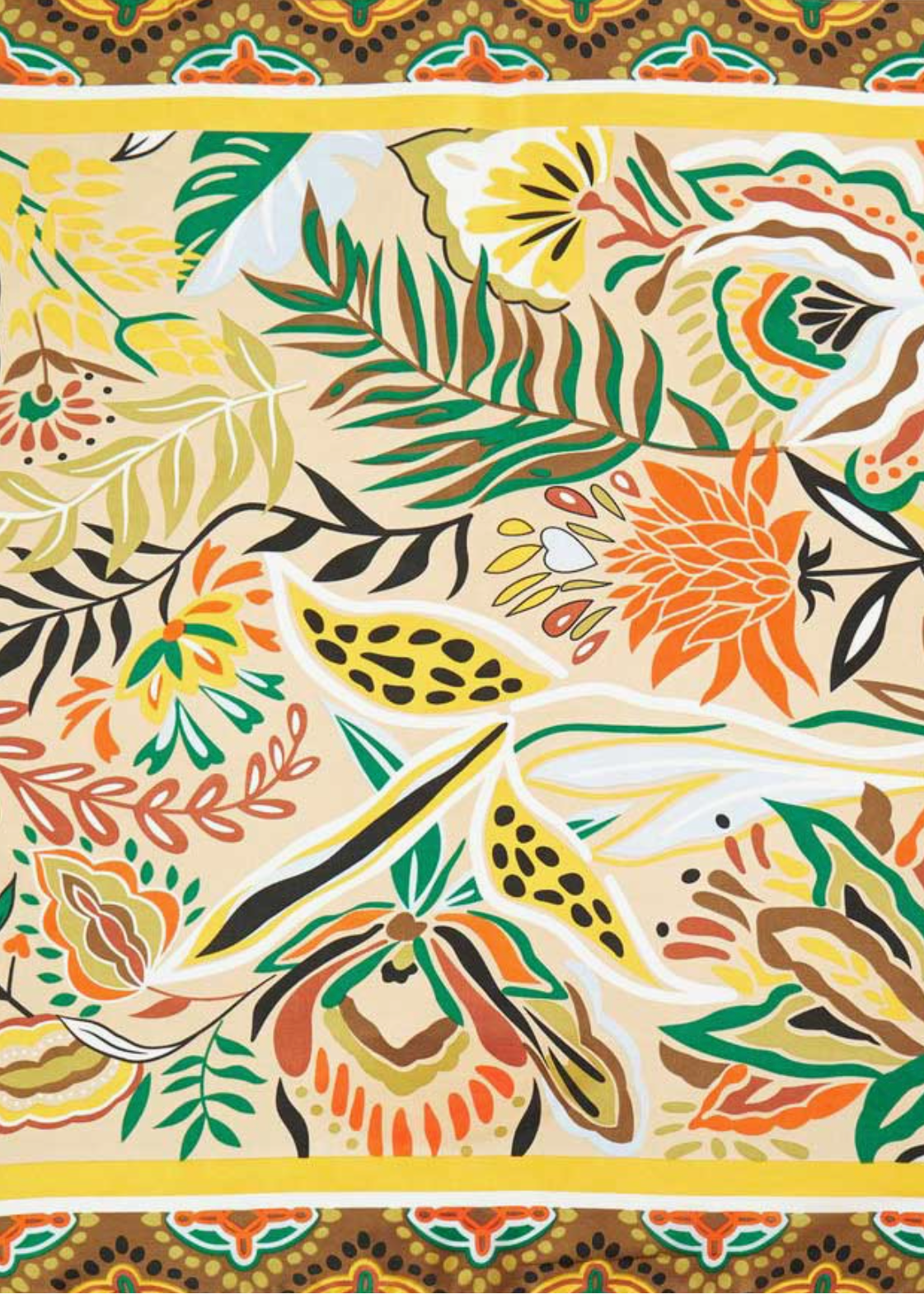 Lindy Scarf tropical yellow