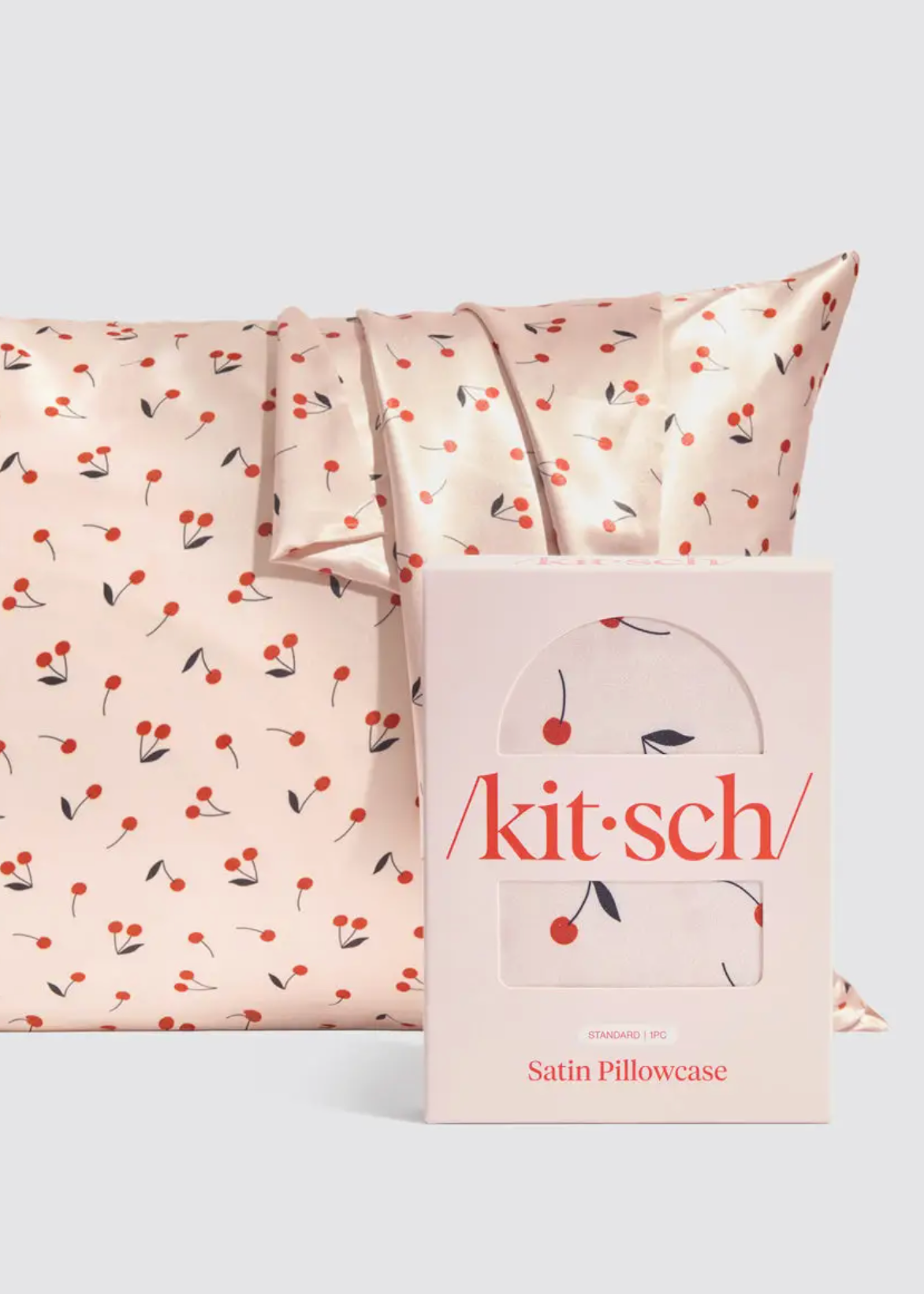 Satin Pillowcase Cherries