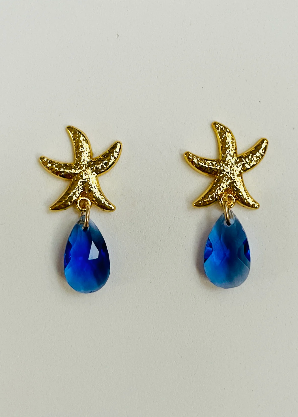 Aquamarine Earrings Blue