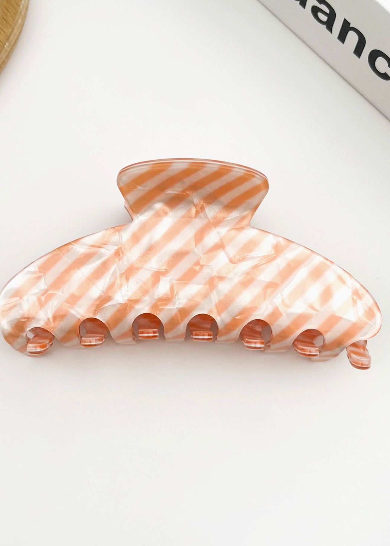 Carmen Claw Clip orange