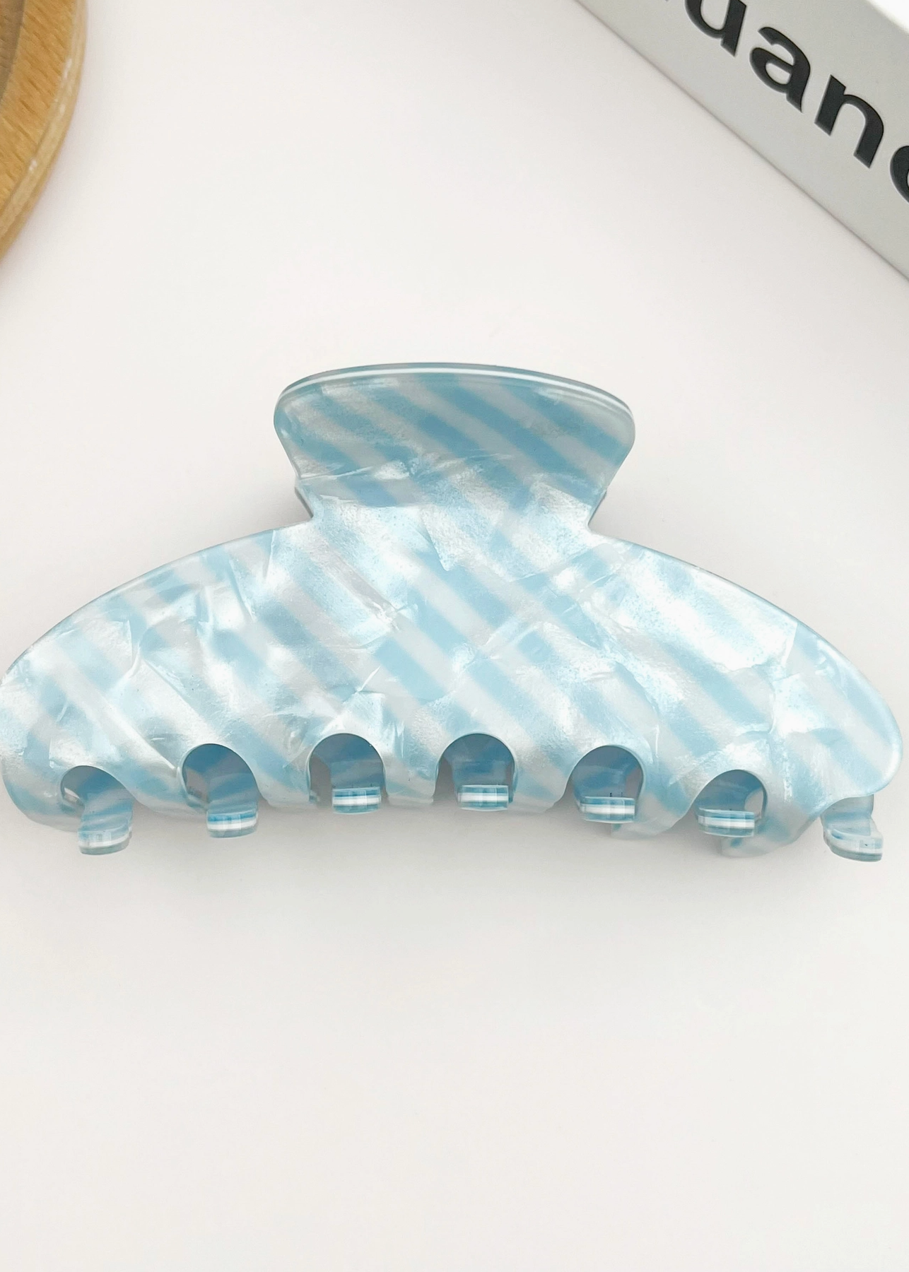 Carmen Claw Clip blue