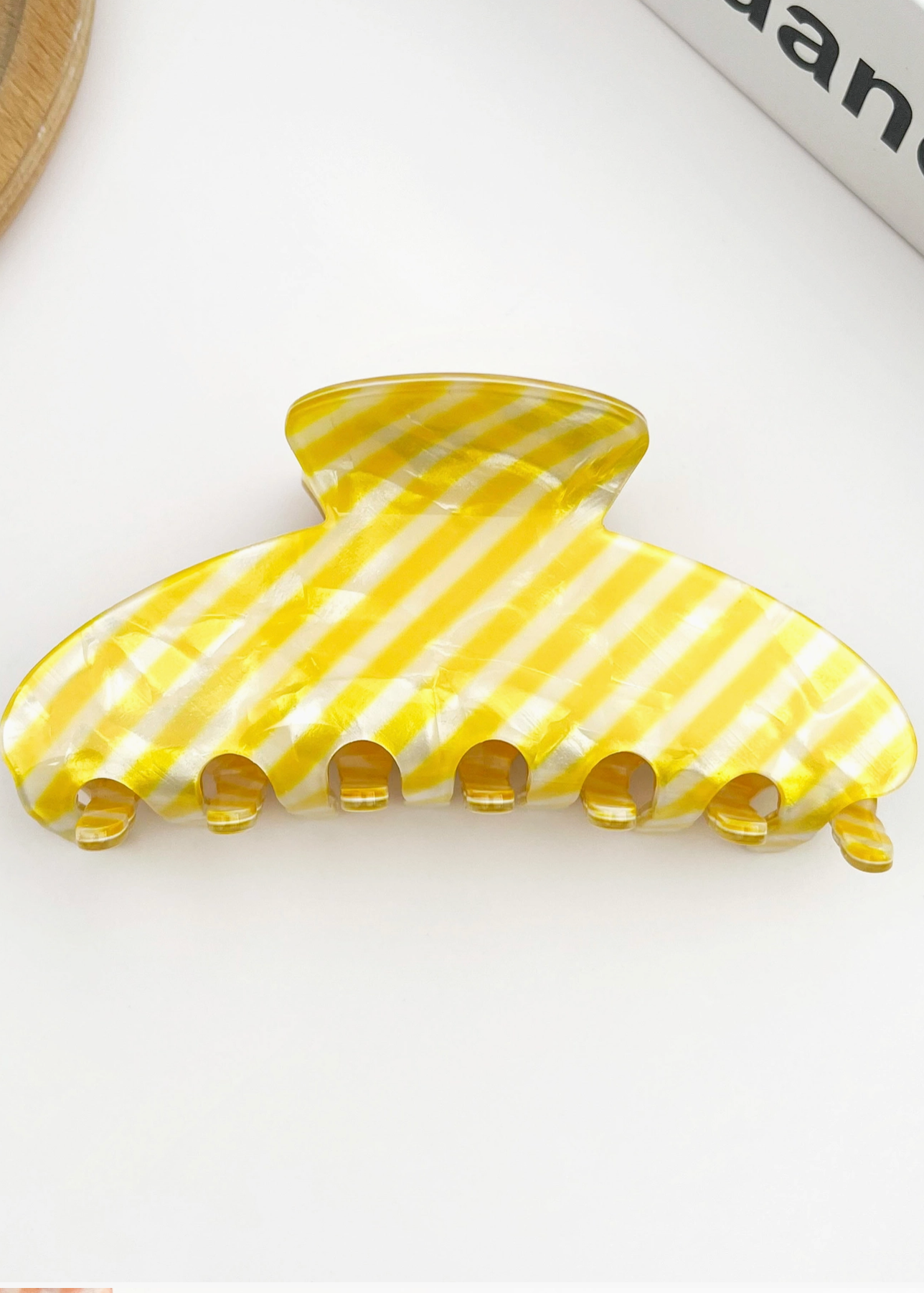 Carmen Claw Clip yellow