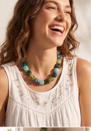 Reilly Necklace Green