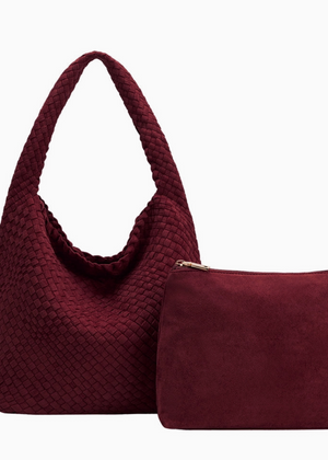 Johanna Burgundy Suede