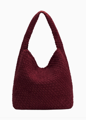 Johanna Burgundy Suede