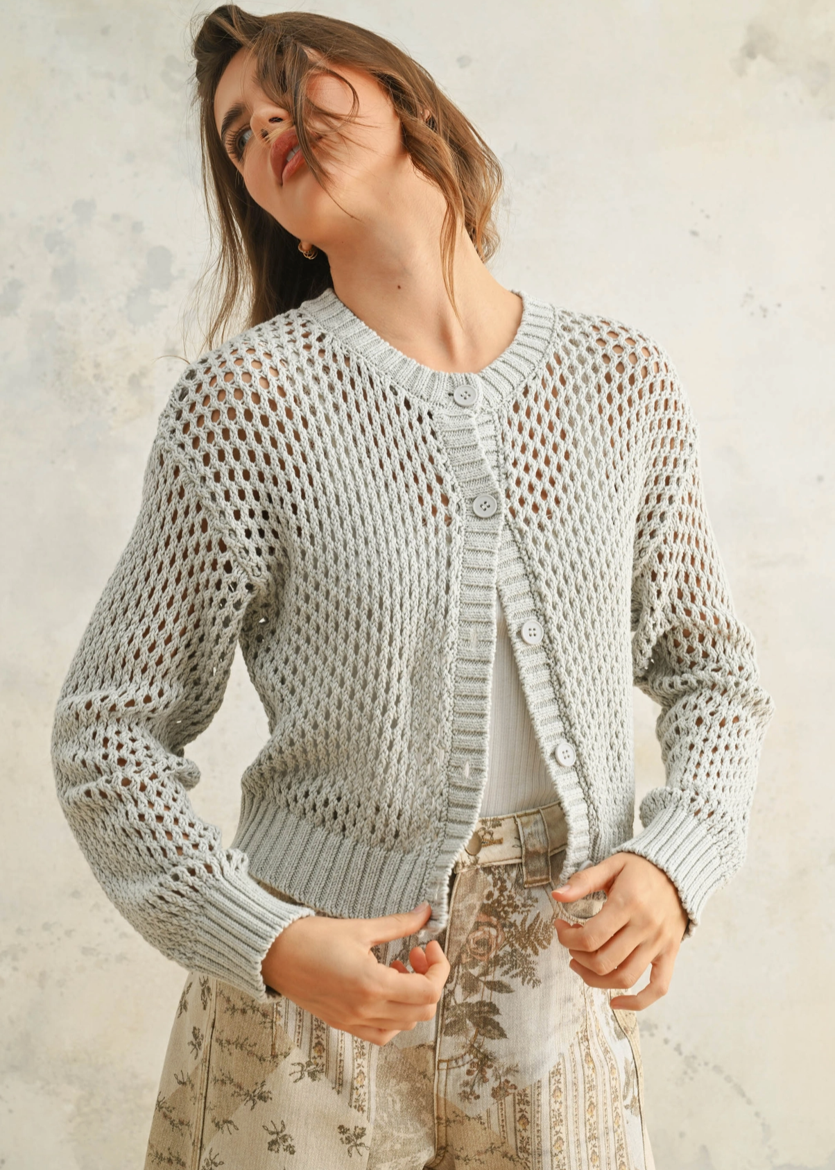 Adriana Cardigan Grey