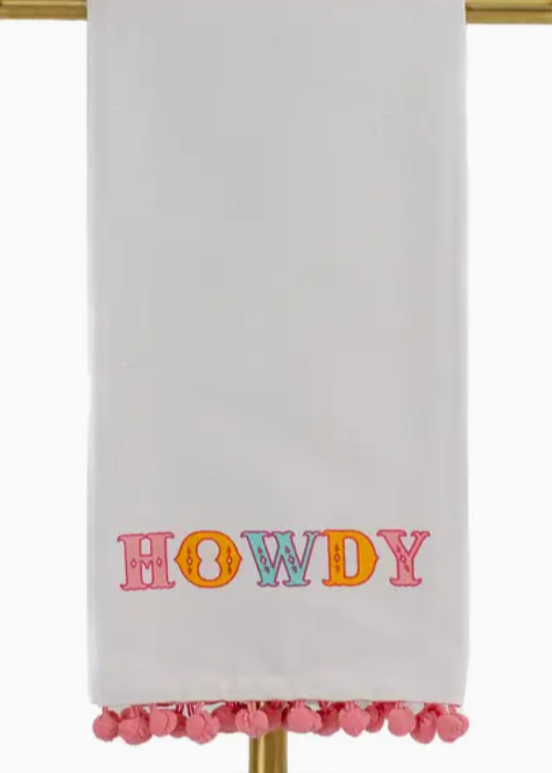 Howdy Hand Towel