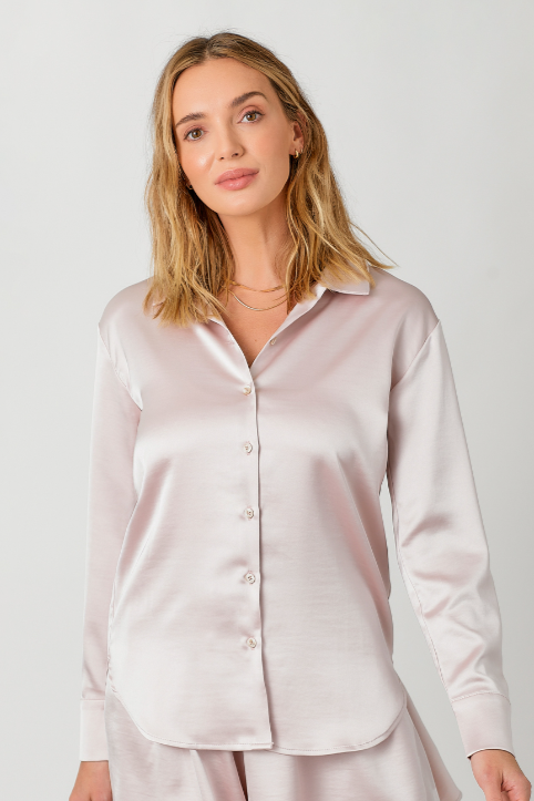 Shimmer Shirt Mauve