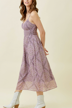 Amanda Dress in Lavender