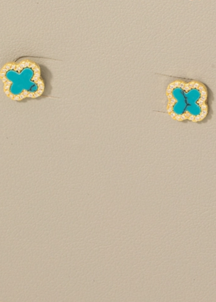 Fields Earrings Turquoise