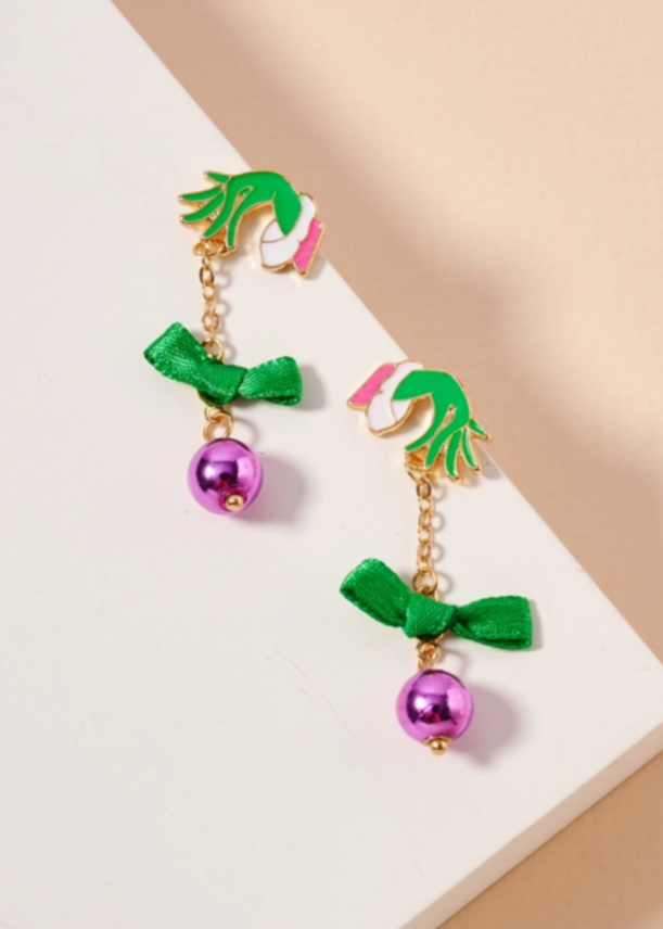 Grinch Earrings