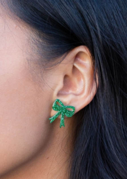 Holiday Bow Earring