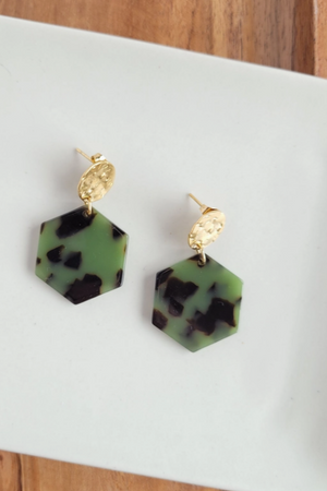 Midge Earrings Olive