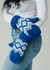 Sno Bunny Mittens Blue