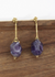 Gum Drop Earrings Amethyst