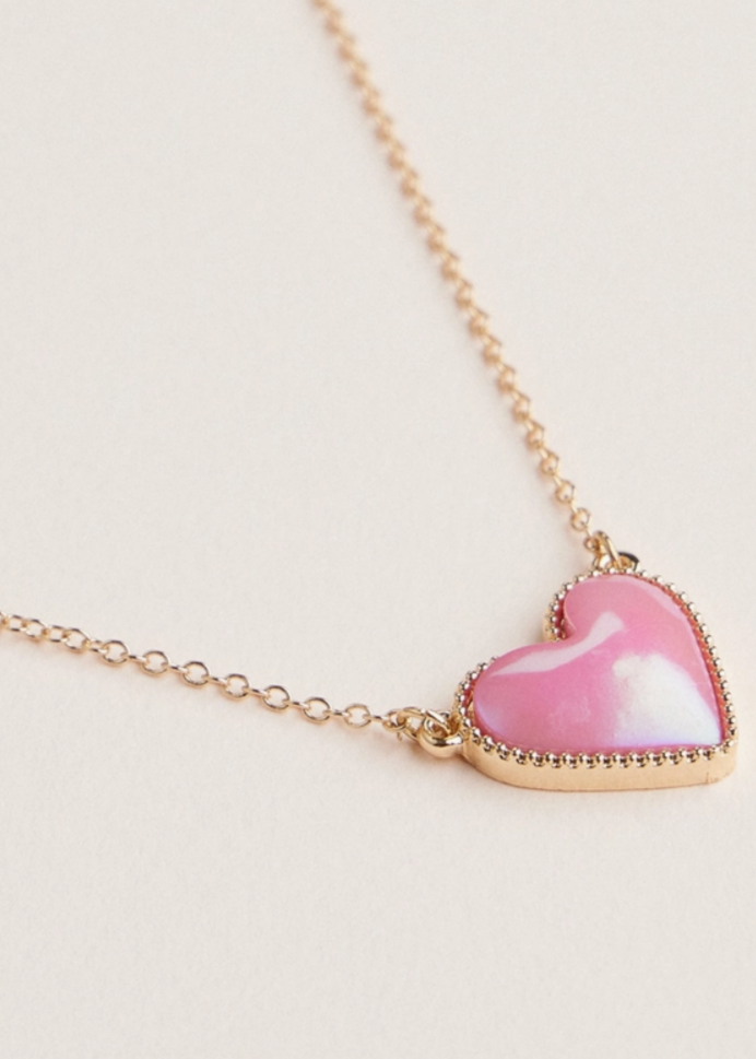 Pillow Talk Necklace Pink