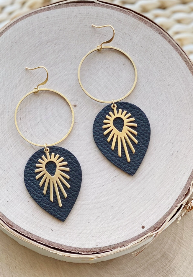 Kona Earrings Black