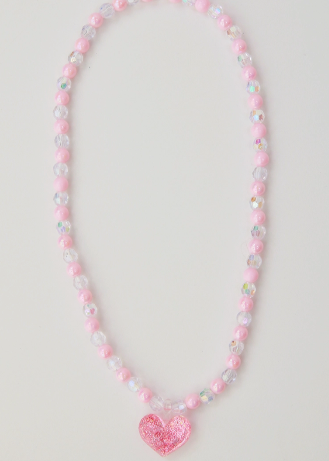 Pink Heart Necklace