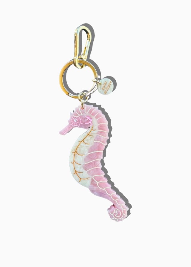 Sea Horse Keychain pink