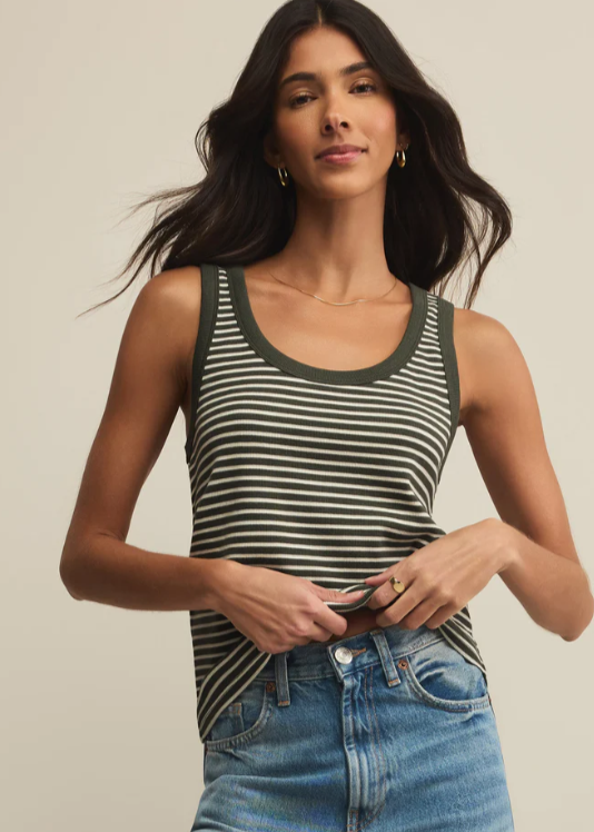 Eleanor Tank Dark Green