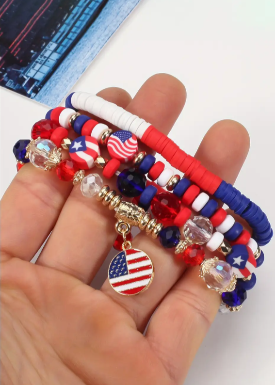Happy Fourth Bracelet