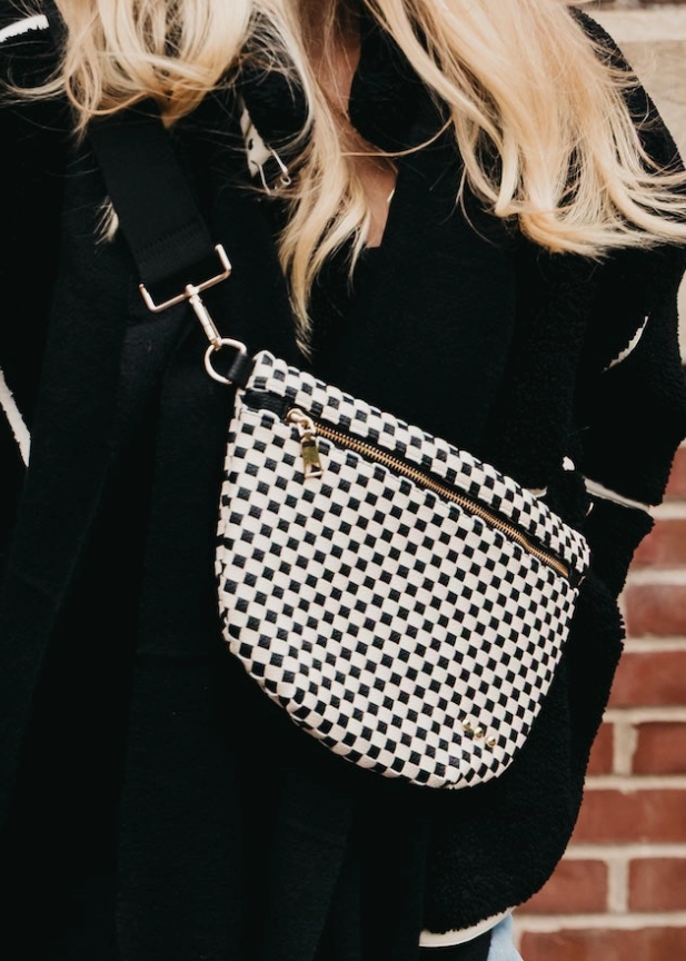 Westerly Crossbody Black Check